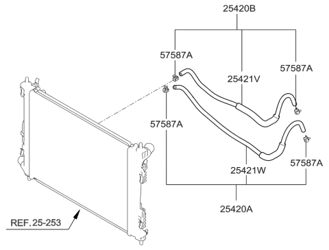 2015 Hyundai Accent Oil Cooling Diagram