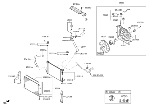 2017 Hyundai Accent Engine Cooling System Diagram