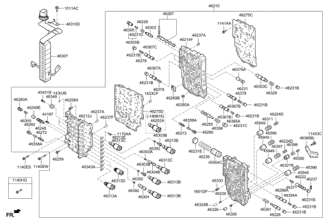 2015 Hyundai Accent Transmission Valve Body Diagram