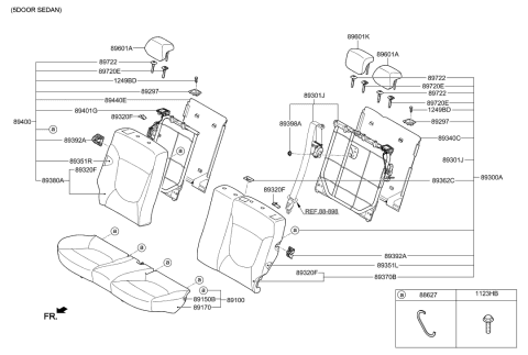 2016 Hyundai Accent 2nd Seat Diagram 2