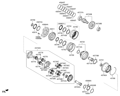 2017 Hyundai Accent Transaxle Gear - Auto Diagram 1