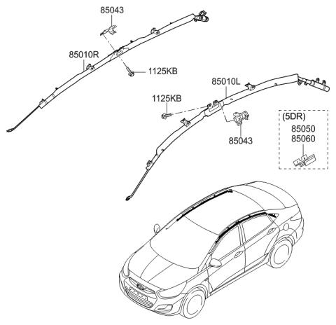 2016 Hyundai Accent Air Bag System Diagram 2