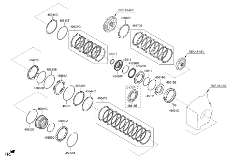 2016 Hyundai Accent Transaxle Brake-Auto Diagram