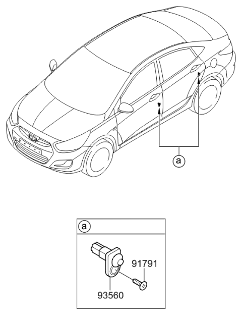 2017 Hyundai Accent Switch Diagram 2