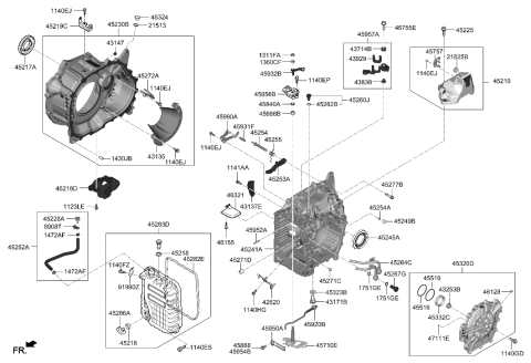 2019 Hyundai Veloster Auto Transmission Case Diagram