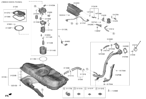 2020 Hyundai Veloster Fuel System Diagram 2