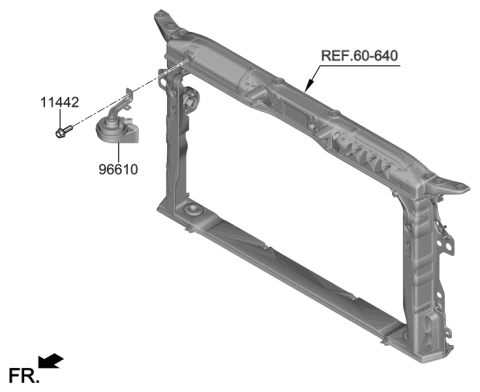 2021 Hyundai Veloster Horn Diagram