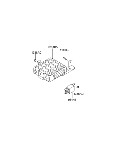 2006 Hyundai Elantra Old Body Style Transmission Control Unit Diagram