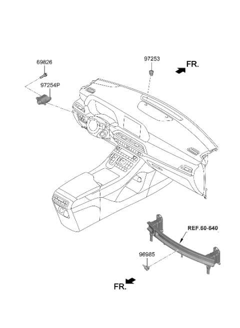 2022 Hyundai Palisade Heater System-Heater Control Diagram