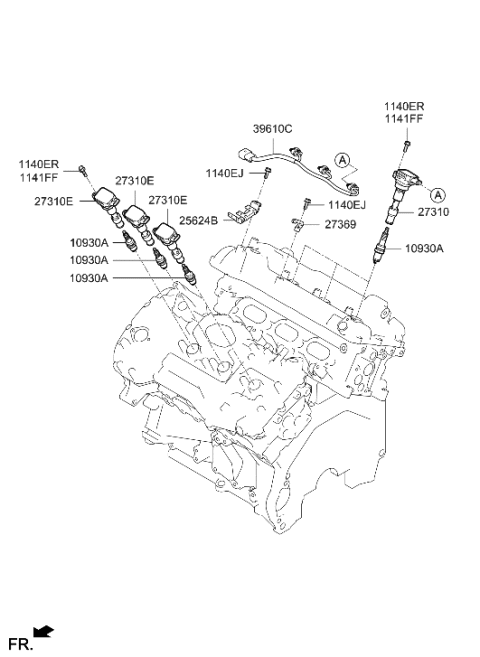 2020 Hyundai Palisade BRKT-Connector Diagram for 27311-3L320