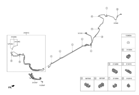 2019 Hyundai Genesis G70 Fuel Line Diagram 2