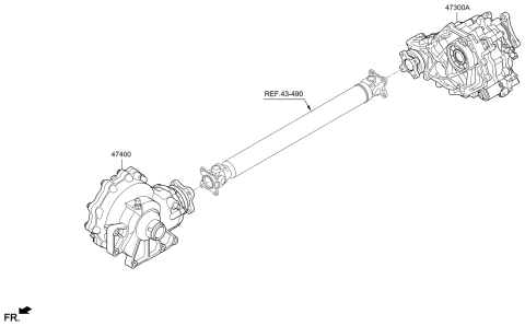 2019 Hyundai Genesis G70 Transfer Assy Diagram 4