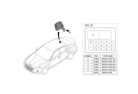 2021 Hyundai Genesis G70 Floor Wiring Diagram 2