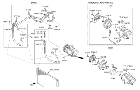 2006 Hyundai Tucson Hose-Discharge Diagram for 97762-A5600