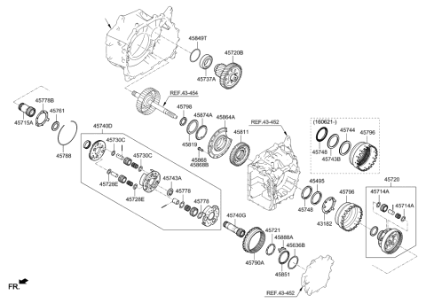 2016 Hyundai Elantra GT Transaxle Gear - Auto Diagram 1