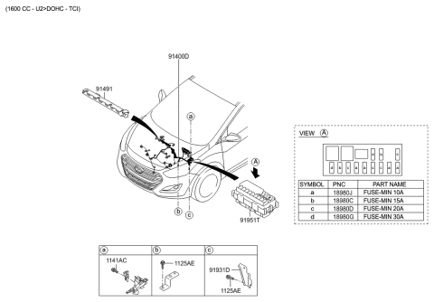 2017 Hyundai Elantra GT Control Wiring Diagram 1