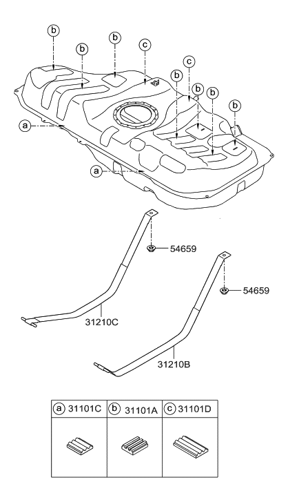 2016 Hyundai Elantra GT Fuel System Diagram 2