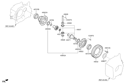 2022 Hyundai Accent Transaxle Gear - Auto Diagram 2