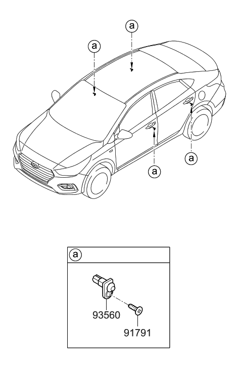 2022 Hyundai Accent Switch Diagram