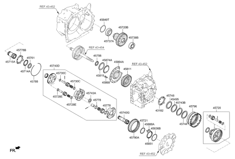2022 Hyundai Accent Transaxle Gear - Auto Diagram 1
