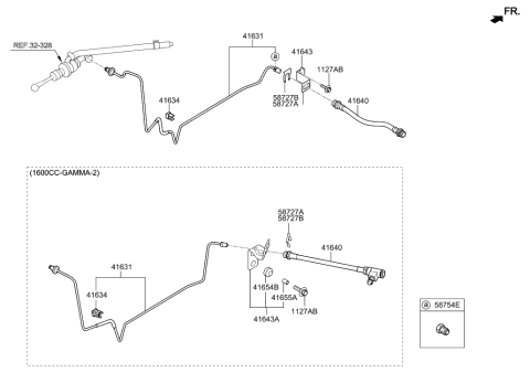 2019 Hyundai Accent Clutch Master Cylinder Diagram