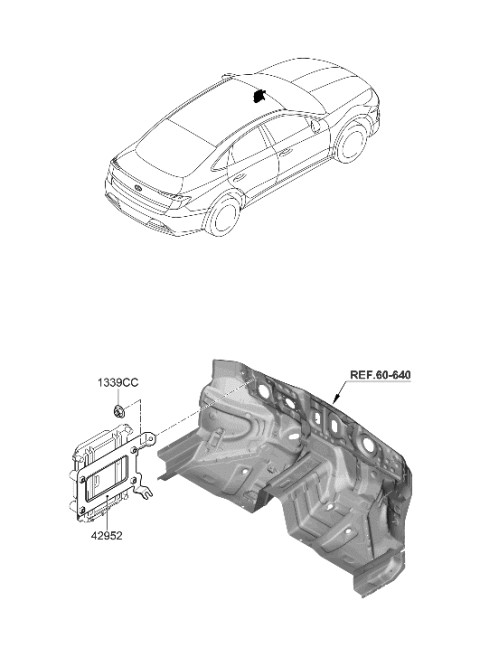 2020 Hyundai Sonata Transaxle Case-Manual Diagram 2