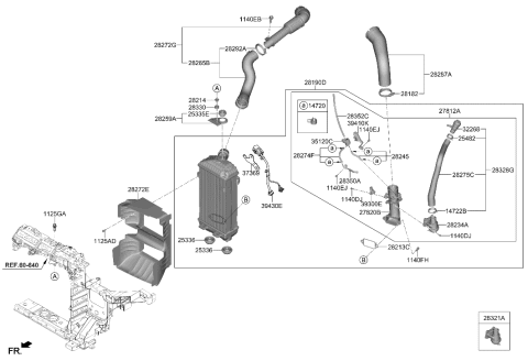 2021 Hyundai Sonata Turbocharger & Intercooler Diagram 2
