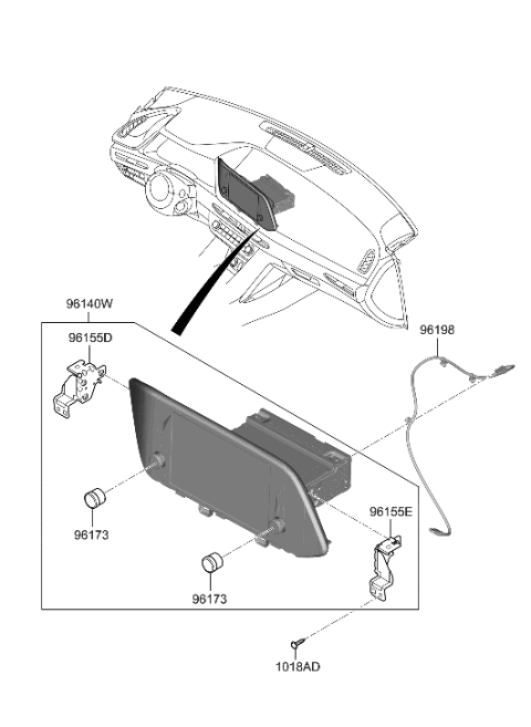 2021 Hyundai Sonata Audio Diagram