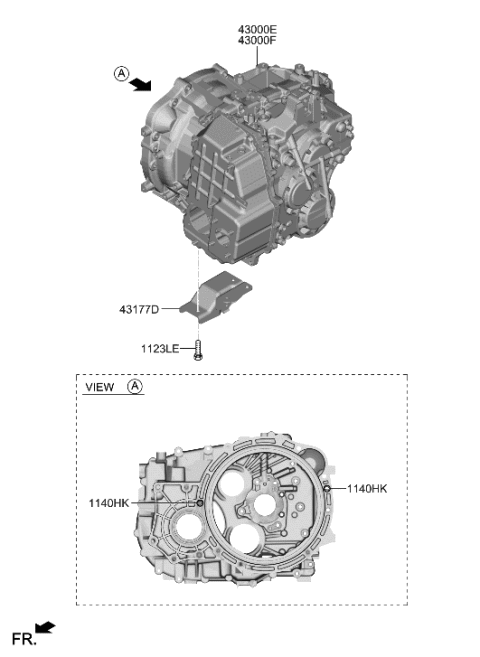 2021 Hyundai Sonata Transaxle Assy-Manual Diagram