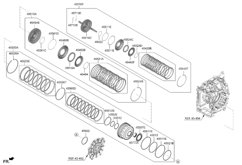 2022 Hyundai Sonata Transaxle Clutch - Auto Diagram