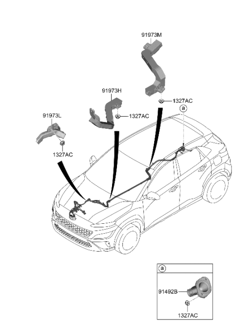 2023 Hyundai Kona Front Wiring Diagram 2