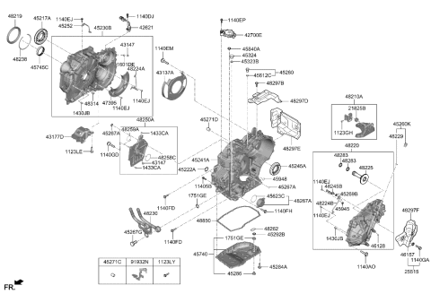 2022 Hyundai Kona BRKT-Wiring MTG Diagram for 91931-J9120