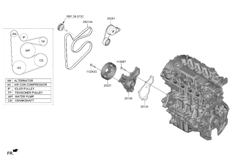 2022 Hyundai Kona Coolant Pump Diagram 2