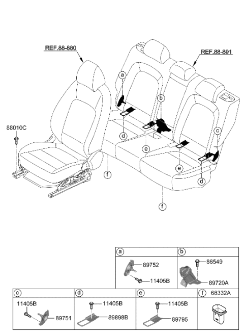2023 Hyundai Kona Hardware-Seat Diagram