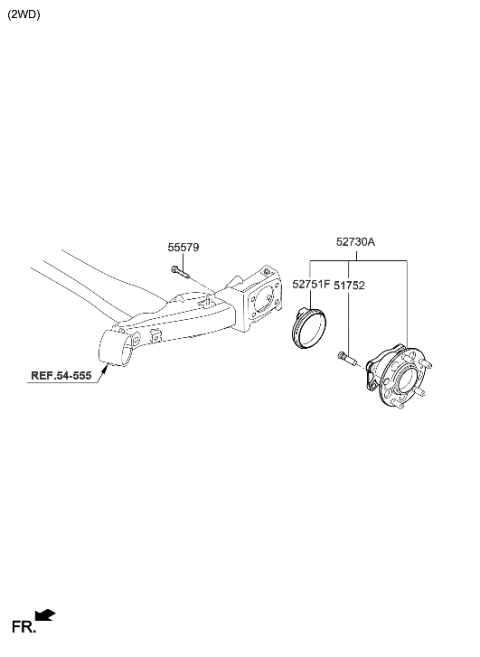 2023 Hyundai Kona Rear Axle Diagram 1