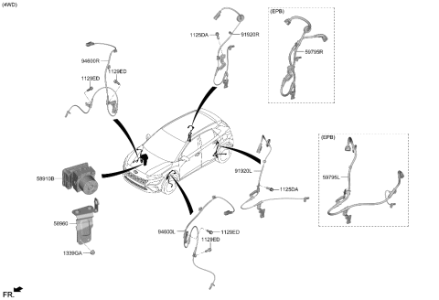 2023 Hyundai Kona Hydraulic Module Diagram 2