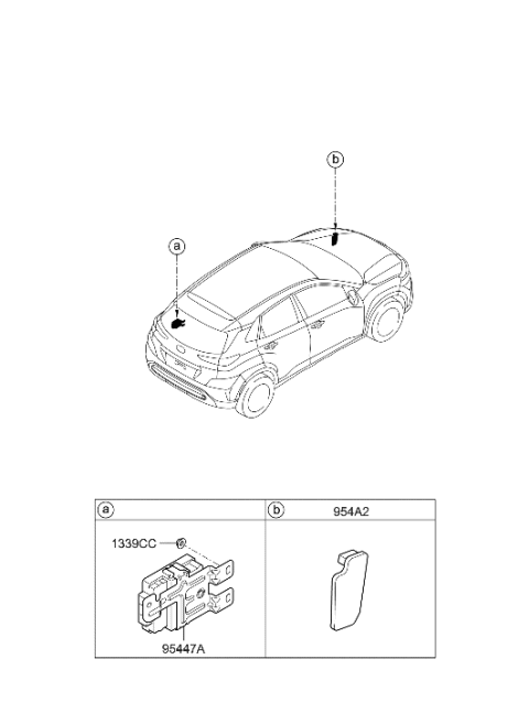 2023 Hyundai Kona Transmission Control Unit Diagram