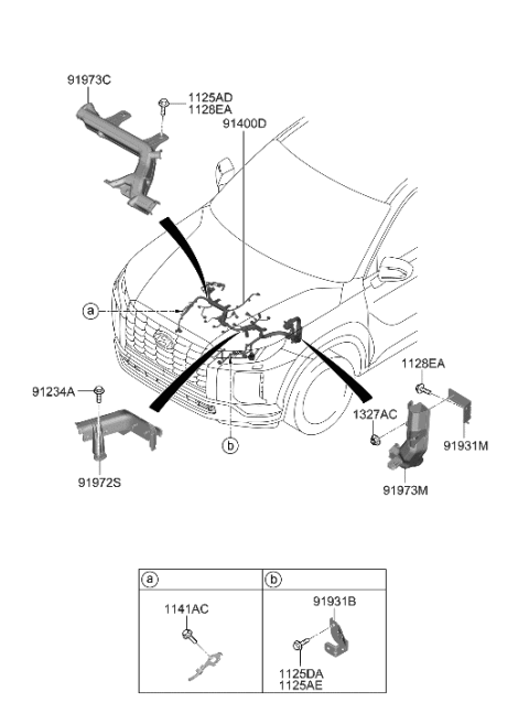 2023 Hyundai Palisade Control Wiring Diagram