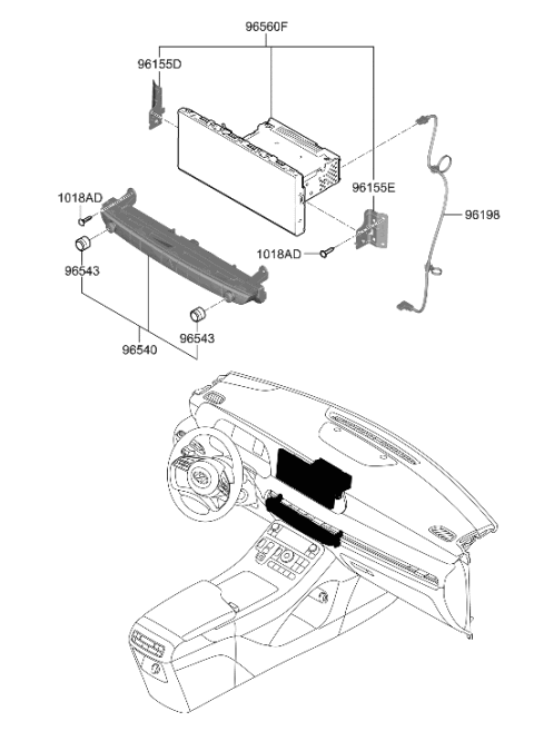 2023 Hyundai Palisade Information System Diagram