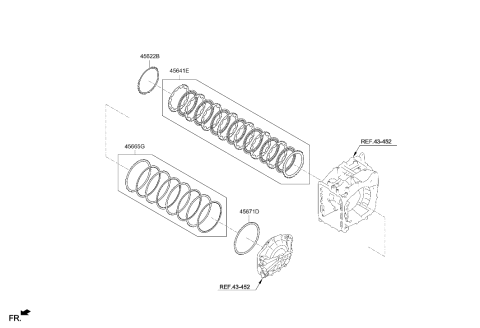 2023 Hyundai Palisade Transaxle Brake-Auto Diagram