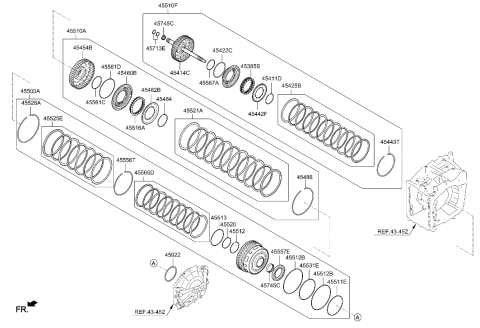 2023 Hyundai Palisade Transaxle Clutch - Auto Diagram