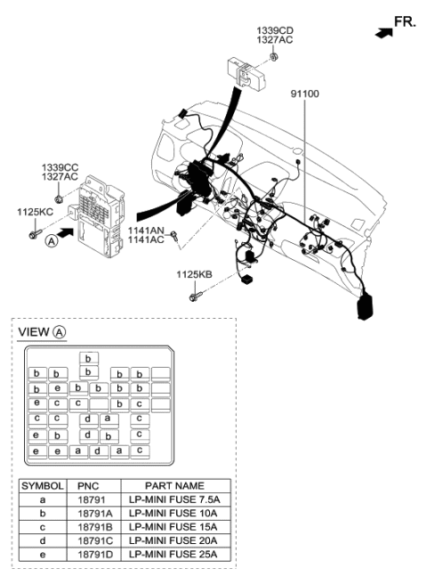 2017 Hyundai Tucson Fuel Cell Main Wiring Diagram
