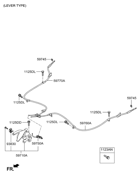 2016 Hyundai Tucson Parking Brake System Diagram 1