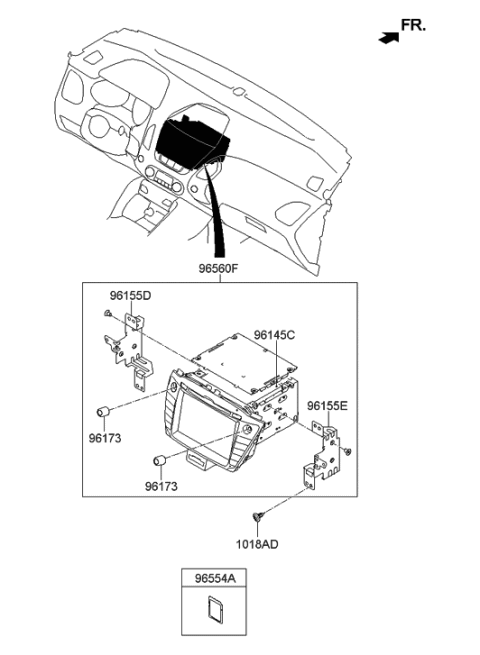 2015 Hyundai Tucson Information System Diagram