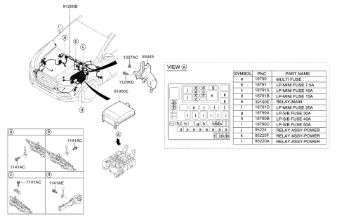 2017 Hyundai Tucson Fuel Cell Front Wiring Diagram 1