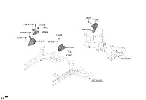 2019 Hyundai Kona Electric Mounting Diagram