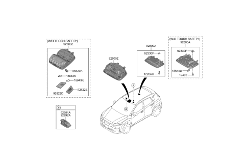 2019 Hyundai Kona Electric Room Lamp Diagram