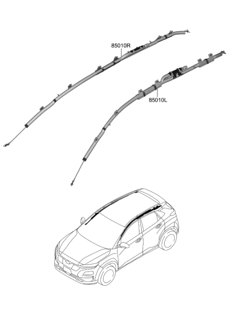 2020 Hyundai Kona Electric Air Bag System Diagram 2