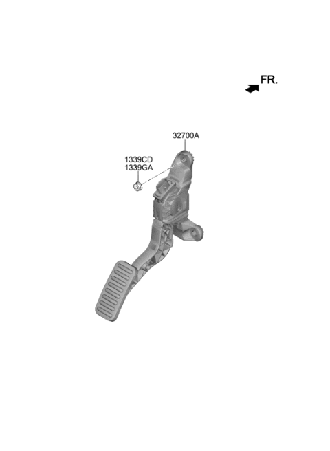 2020 Hyundai Kona Electric Accelerator Pedal Diagram