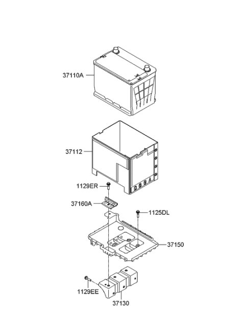 2009 Hyundai Sonata Battery Diagram